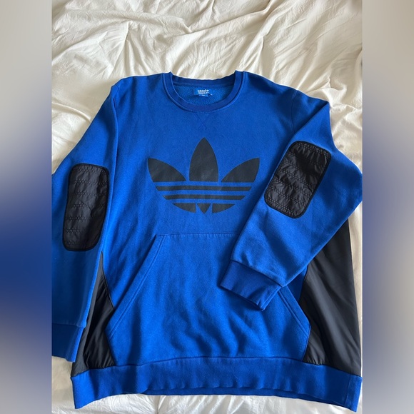 adidas Other - Adidas Blue Crewneck Sweater with Black Details